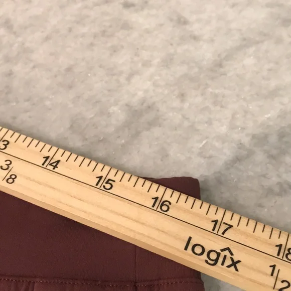 CRZ Yoga Joggers Mens Large Burgundy Pants Golf Running Pockets Athletic Travel - Picture 9 of 11